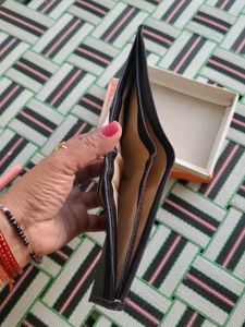 Classic Black Leather Bifold Wallet