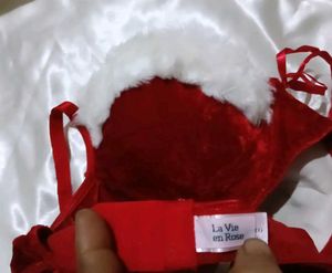 Festive Red Bra