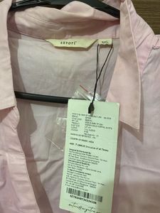 Chic Pink Button-Up Shirt