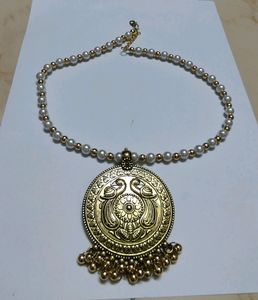 beautiful combo antique pendant necklace and antique pendant long chain for sale