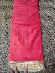 cotton unstitched suit salwar