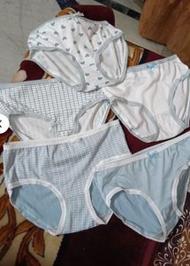 5-Piece Women's Cotton Panty Set