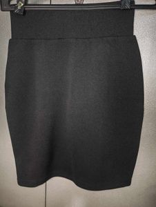 Classic Black Pencil Skirt