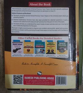 Sainik School &amp; RIMC Entrance Exam Books