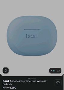 boAt Airdopes Supreme True Wireless Earbuds