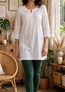 Green Casual Leggings