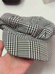Classic Plaid Baker Boy Cap
