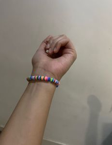 Colorful clay Beaded Bracelet