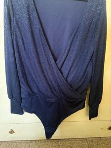 Sparkly Long Sleeve Bodysuit