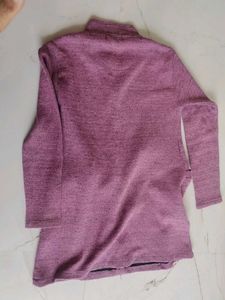 Chic Purple Cardigan