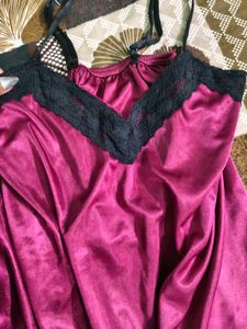 Satin Lace Pajama Set