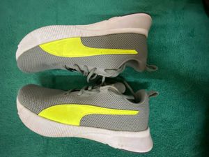 Puma unisex Grey Mesh Running Shoes