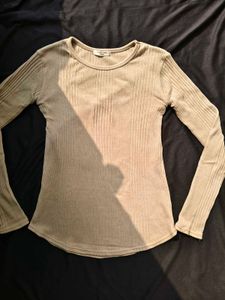 Ribbed Long Sleeve Top