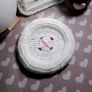 Handmade Crochet Button Coasters/Tray (any 1)