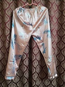 Silky Satin Pink Night Suit