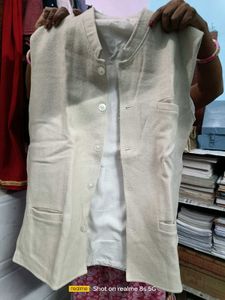 Men's Beige Nehru Jacket