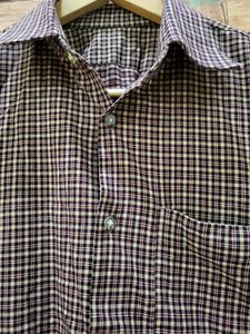Plaid Wool-Blend Overshirt