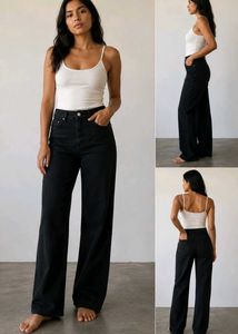 Black Wide Leg Jeans