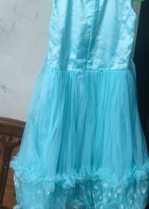Stunning Blue Tulle Dress for Girls