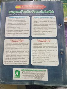 English Core Practice Paper , Class 11