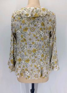 Floral Ruffle Blouse