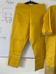 Yellow haldi function Kurta Set