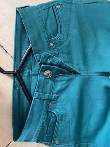 ✨ Stylish Teal Cami and Flare Jeans Set ✨