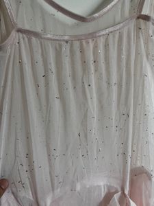 Baby Pink Ruffle Nightwear/partywear