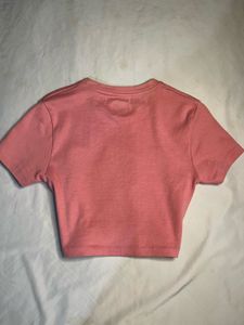 Pink NITH Cropped.    T-Shirt