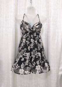 Mesh GenZ Floral Mini Dress