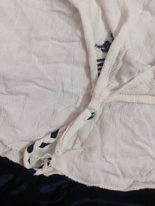 White Embroidered Cami Top