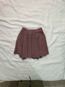 Checkered Mini Skirt