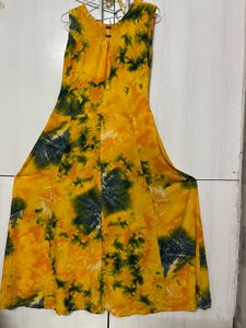 Vibrant Tie-Dye Maxi Dress