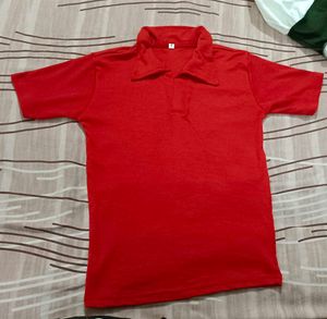 Men's Red Polo T-Shirt