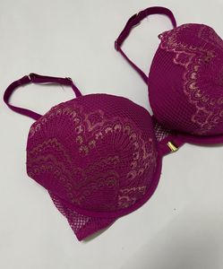 La Senza Padded Purple & Gold Bra (NO LABEL)