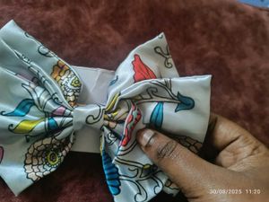 Handmade 2 Bow Clip+1 Scrunchies