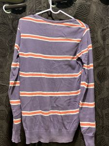 A Dark Lavender Sweatshirt