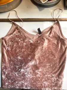 Crushed Velvet Cami Top