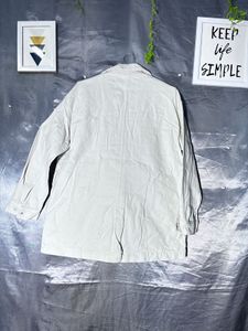 ZARA White shacket utility  Jacket