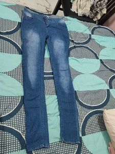 Blue Skinny Fit Denim Jeans