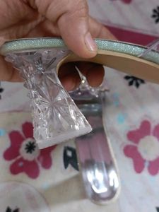 Sparkling Embellished Heeled Sandals
