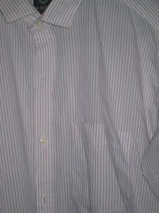Blue White Linen Shirt
