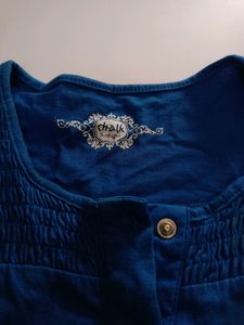 Blue Pant Type Frock