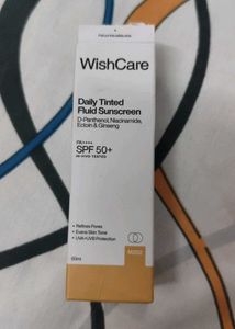 WishCare Daily Tinted Fluid Sunscreen SPF 50+