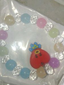 10 Cute Bracelets and 9 spirql hair tiesfor Girls