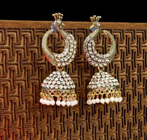 peacock design jhumkas ....