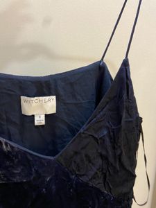 Y2k Velvet Strappy Top