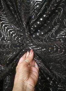 MISS POEM Brand New Sparkling sequin midi dress