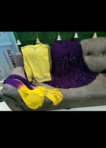 Yellow Kurta Set with Dupatta