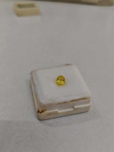 Yellow pukhraj Gemstone Ring
